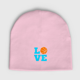 Мужская шапка демисезонная с принтом Любовь к баскетболу в Тюмени,  |  | Тематика изображения на принте: 