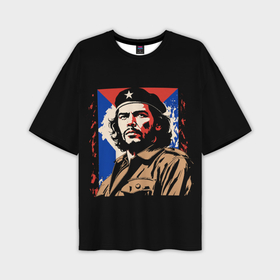 Мужская футболка oversize 3D с принтом Команданте Эрнесто Че Гевара в Тюмени,  |  | Тематика изображения на принте: 