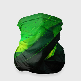 Бандана-труба 3D с принтом Зеленая абстракция: гармония природы в Екатеринбурге, 100% полиэстер, ткань с особыми свойствами — Activecool | плотность 150‒180 г/м2; хорошо тянется, но сохраняет форму | Тематика изображения на принте: 