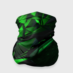 Бандана-труба 3D с принтом Абстрактное представление зелени в Санкт-Петербурге, 100% полиэстер, ткань с особыми свойствами — Activecool | плотность 150‒180 г/м2; хорошо тянется, но сохраняет форму | 