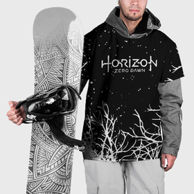 Накидка на куртку 3D с принтом Horizon Zero Dawn ночь , 100% полиэстер |  | Тематика изображения на принте: 