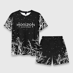 Мужской костюм с шортами 3D с принтом Horizon Zero Dawn ночь ,  |  | Тематика изображения на принте: 