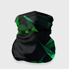 Бандана-труба 3D с принтом Абстрактное выражение зелени в Екатеринбурге, 100% полиэстер, ткань с особыми свойствами — Activecool | плотность 150‒180 г/м2; хорошо тянется, но сохраняет форму | 