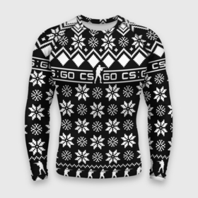 Мужской рашгард 3D с принтом CS GO christmas sweater в Курске,  |  | 