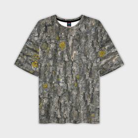 Мужская футболка oversize 3D с принтом Узор коры дерева в Белгороде,  |  | Тематика изображения на принте: 