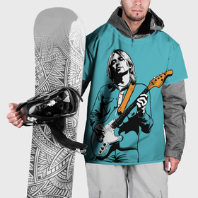 Накидка на куртку 3D с принтом Nevermind Kurt nevermind в Екатеринбурге, 100% полиэстер |  | Тематика изображения на принте: 