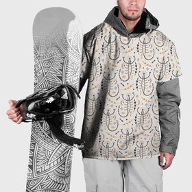 Накидка на куртку 3D с принтом Скорпион знак бохо в Петрозаводске, 100% полиэстер |  | 