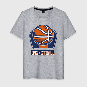 Мужская футболка хлопок с принтом Style basketball , 100% хлопок | прямой крой, круглый вырез горловины, длина до линии бедер, слегка спущенное плечо. | 
