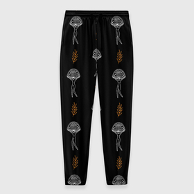 Мужские брюки 3D с принтом Богиня луны , 100% полиэстер | манжеты по низу, эластичный пояс регулируется шнурком, по бокам два кармана без застежек, внутренняя часть кармана из мелкой сетки | 