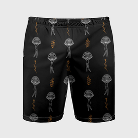 Мужские шорты спортивные с принтом Богиня луны в Курске,  |  | 