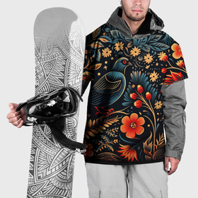 Накидка на куртку 3D с принтом Волшебство зимы в Тюмени, 100% полиэстер |  | 