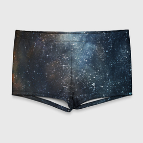 Мужские купальные плавки 3D с принтом Темное космическое звездное небо в Екатеринбурге, Полиэстер 85%, Спандекс 15% |  | Тематика изображения на принте: 