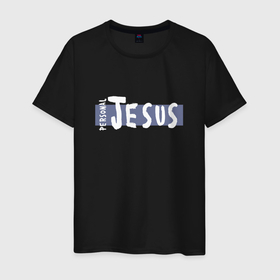 Мужская футболка хлопок с принтом Depeche Mode   personal jesus logo в Курске, 100% хлопок | прямой крой, круглый вырез горловины, длина до линии бедер, слегка спущенное плечо. | Тематика изображения на принте: 
