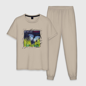 Мужская пижама хлопок с принтом Camouflage   One Fine Day singles в Тюмени, 100% хлопок | брюки и футболка прямого кроя, без карманов, на брюках мягкая резинка на поясе и по низу штанин
 | 
