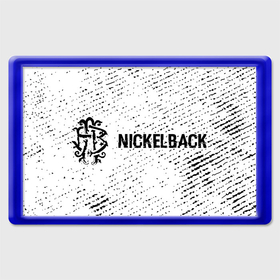 Магнит 45*70 с принтом Nickelback glitch на светлом фоне по горизонтали в Курске, Пластик | Размер: 78*52 мм; Размер печати: 70*45 | Тематика изображения на принте: 