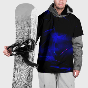 Накидка на куртку 3D с принтом Синий дым узоры в Белгороде, 100% полиэстер |  | Тематика изображения на принте: 