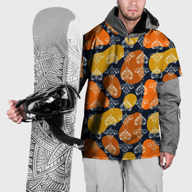 Накидка на куртку 3D с принтом Волшебные мотыльки в Курске, 100% полиэстер |  | 