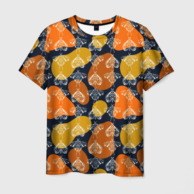 Мужская футболка 3D с принтом Волшебные мотыльки в Курске, 100% полиэфир | прямой крой, круглый вырез горловины, длина до линии бедер | 