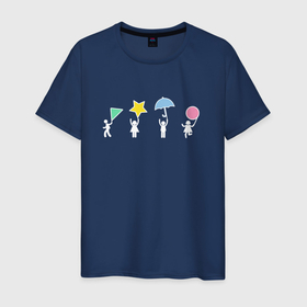 Светящаяся мужская футболка с принтом Значки игры   Игра в кальмара в Тюмени,  |  | 