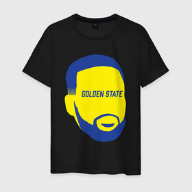 Мужская футболка хлопок с принтом Golden State Curry , 100% хлопок | прямой крой, круглый вырез горловины, длина до линии бедер, слегка спущенное плечо. | 