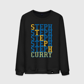 Мужской свитшот хлопок с принтом Steph Curry , 100% хлопок |  | 