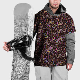 Накидка на куртку 3D с принтом Ящерицы со змеями в Кировске, 100% полиэстер |  | 