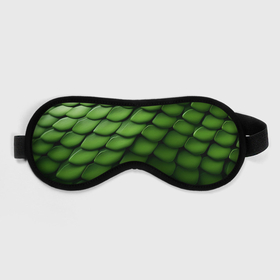 Маска для сна 3D с принтом Зеленая чешуя змеи в Санкт-Петербурге, внешний слой — 100% полиэфир, внутренний слой — 100% хлопок, между ними — поролон |  | 