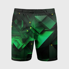 Мужские шорты спортивные с принтом Визуальные иллюзии в геометрии в Новосибирске,  |  | Тематика изображения на принте: 