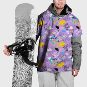 Накидка на куртку 3D с принтом Dragon and doodle в Новосибирске, 100% полиэстер |  | 