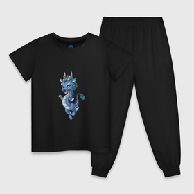 Детская пижама хлопок с принтом Дракон Бейби в Курске, 100% хлопок |  брюки и футболка прямого кроя, без карманов, на брюках мягкая резинка на поясе и по низу штанин
 | Тематика изображения на принте: 