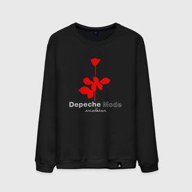 Мужской свитшот хлопок с принтом Depeche Mode   Violator rose logo в Петрозаводске, 100% хлопок |  | 