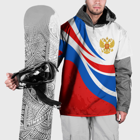 Накидка на куртку 3D с принтом Россия   спортивная униформа в Кировске, 100% полиэстер |  | 