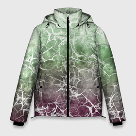Мужская зимняя куртка 3D с принтом Абстракция   spider web on purple green background , верх — 100% полиэстер; подкладка — 100% полиэстер; утеплитель — 100% полиэстер | длина ниже бедра, свободный силуэт Оверсайз. Есть воротник-стойка, отстегивающийся капюшон и ветрозащитная планка. 

Боковые карманы с листочкой на кнопках и внутренний карман на молнии. | Тематика изображения на принте: 