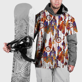 Накидка на куртку 3D с принтом Ловцы снов этническое искусство в Курске, 100% полиэстер |  | Тематика изображения на принте: 