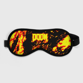 Маска для сна 3D с принтом Doom огненный стиль ад марса в Кировске, внешний слой — 100% полиэфир, внутренний слой — 100% хлопок, между ними — поролон |  | 