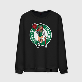 Мужской свитшот хлопок с принтом Boston Celtics girl , 100% хлопок |  | Тематика изображения на принте: 