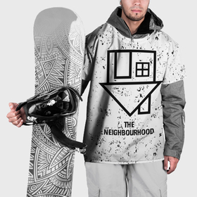 Накидка на куртку 3D с принтом The Neighbourhood glitch на светлом фоне в Белгороде, 100% полиэстер |  | 