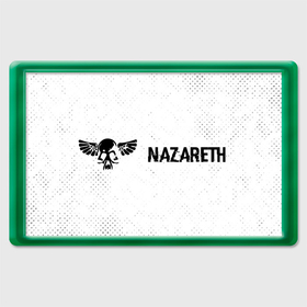 Магнит 45*70 с принтом Nazareth glitch на светлом фоне по горизонтали в Курске, Пластик | Размер: 78*52 мм; Размер печати: 70*45 | Тематика изображения на принте: 
