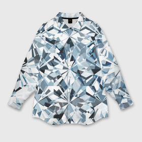 Мужская рубашка oversize 3D с принтом Бриллиантовое мерцание текстура в Кировске,  |  | 
