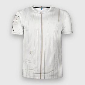 Мужская футболка 3D Slim с принтом Текстура дерева   нейросеть в Тюмени, 100% полиэстер с улучшенными характеристиками | приталенный силуэт, круглая горловина, широкие плечи, сужается к линии бедра | Тематика изображения на принте: 