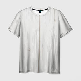 Мужская футболка 3D с принтом Текстура дерева   нейросеть , 100% полиэфир | прямой крой, круглый вырез горловины, длина до линии бедер | 