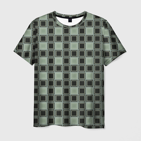 Мужская футболка 3D с принтом Brick game   узор в Новосибирске, 100% полиэфир | прямой крой, круглый вырез горловины, длина до линии бедер | Тематика изображения на принте: 