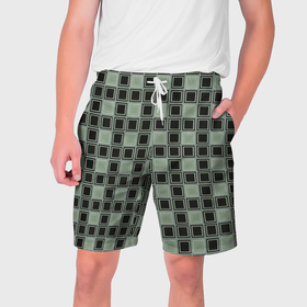 Мужские шорты 3D с принтом Brick game   узор в Тюмени,  полиэстер 100% | прямой крой, два кармана без застежек по бокам. Мягкая трикотажная резинка на поясе, внутри которой широкие завязки. Длина чуть выше колен | 