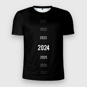 Мужская футболка 3D Slim с принтом Lets go next   2024 в Новосибирске, 100% полиэстер с улучшенными характеристиками | приталенный силуэт, круглая горловина, широкие плечи, сужается к линии бедра | Тематика изображения на принте: 
