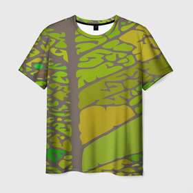 Мужская футболка 3D с принтом Цвет осени в Кировске, 100% полиэфир | прямой крой, круглый вырез горловины, длина до линии бедер | 