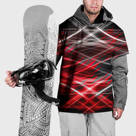 Накидка на куртку 3D с принтом Красный лазер линии , 100% полиэстер |  | 