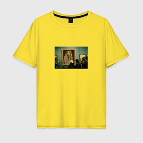 Мужская футболка хлопок Oversize с принтом Картинная галерея в Петрозаводске, 100% хлопок | свободный крой, круглый ворот, “спинка” длиннее передней части | 