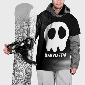 Накидка на куртку 3D с принтом Babymetal glitch на темном фоне в Новосибирске, 100% полиэстер |  | Тематика изображения на принте: 