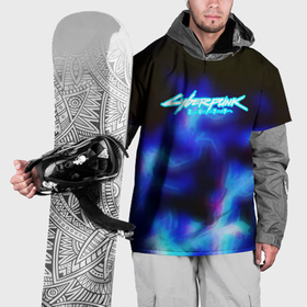 Накидка на куртку 3D с принтом Cyberpunk 2077 fire в Санкт-Петербурге, 100% полиэстер |  | 