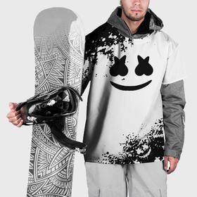 Накидка на куртку 3D с принтом Marshmello dj краски в Тюмени, 100% полиэстер |  | 